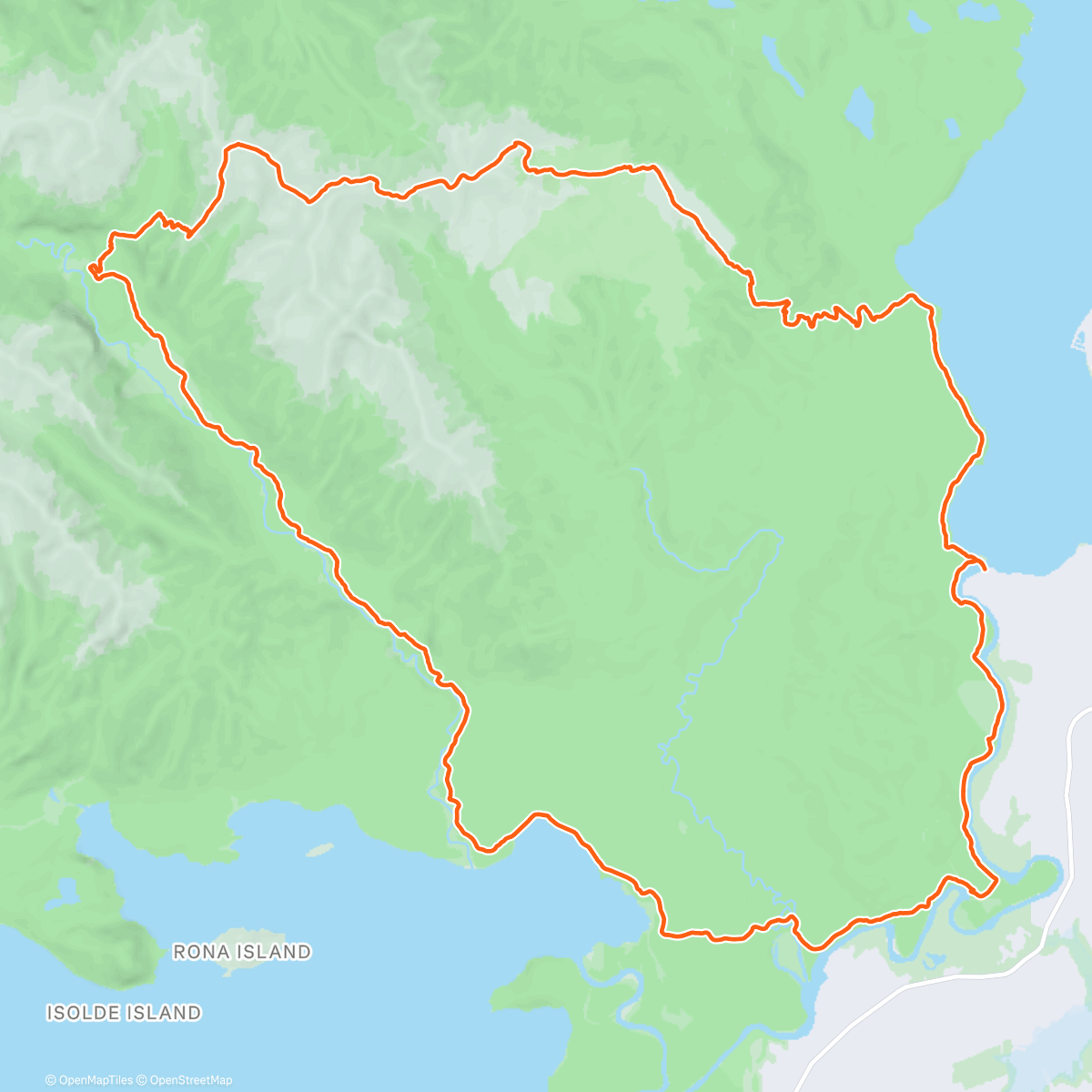 Map of the activity, Kepler Challenge 2025 - 6:27 (7 mins off PB)