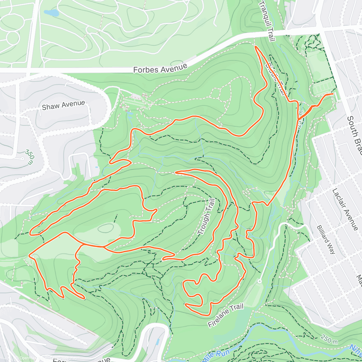 Карта физической активности (One more with Rebecca before heading back to AZ)