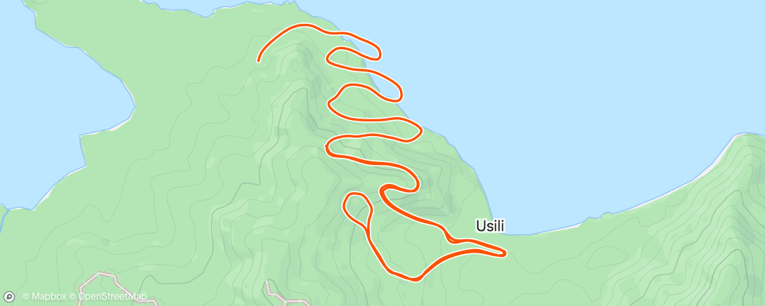 Map of the activity, Afternoon Ride