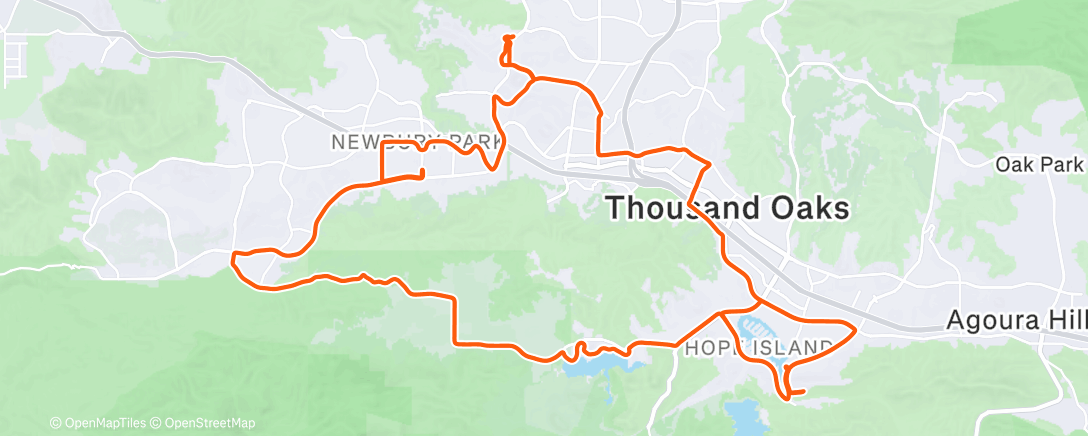 Map of the activity, A Feel Good Ride