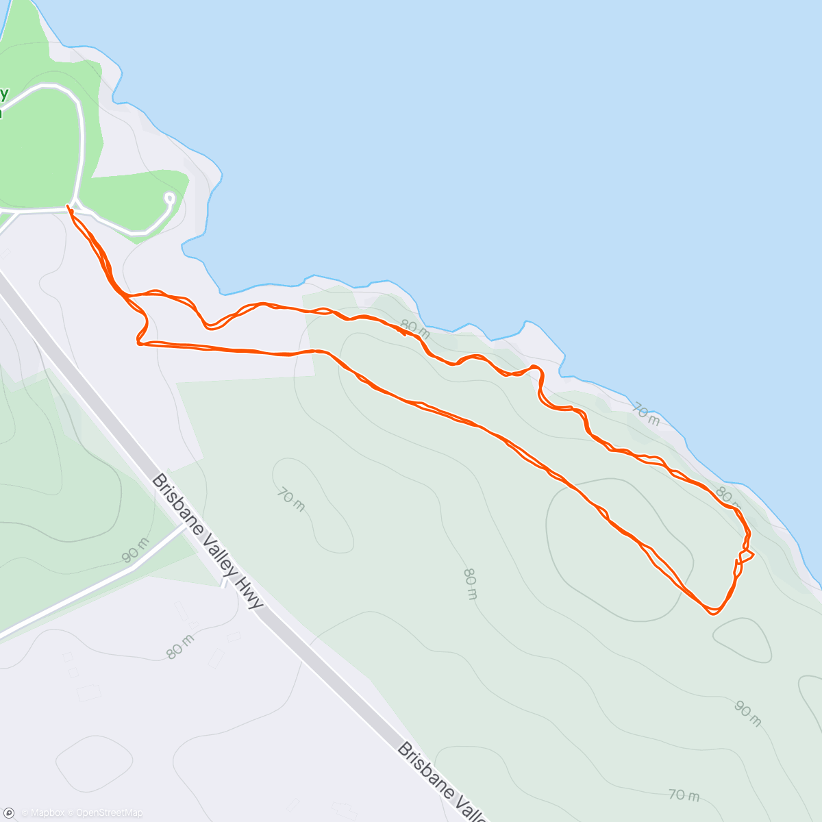 Karte der Aktivität „Morning Walk at Cormorant Bay parkrun”