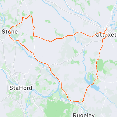 44 3miles Moddershall Gt Haywood Blithfield 71 3 Km Road Cycling 
