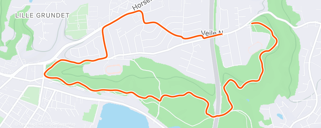 Карта физической активности (Afternoon Run)