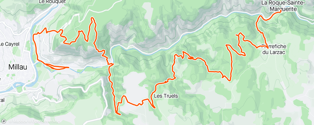 Mapa de la actividad (1h30 rc easy + 6x 20’ z3)