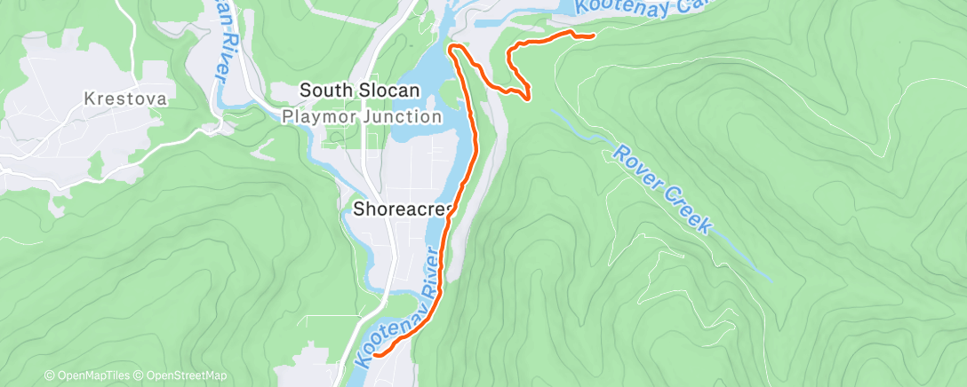 Map of the activity, Oh ya