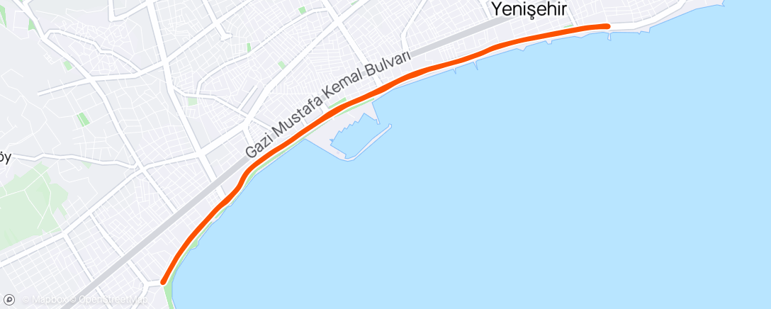 Map of the activity, Mersin Stage 4 - 9th