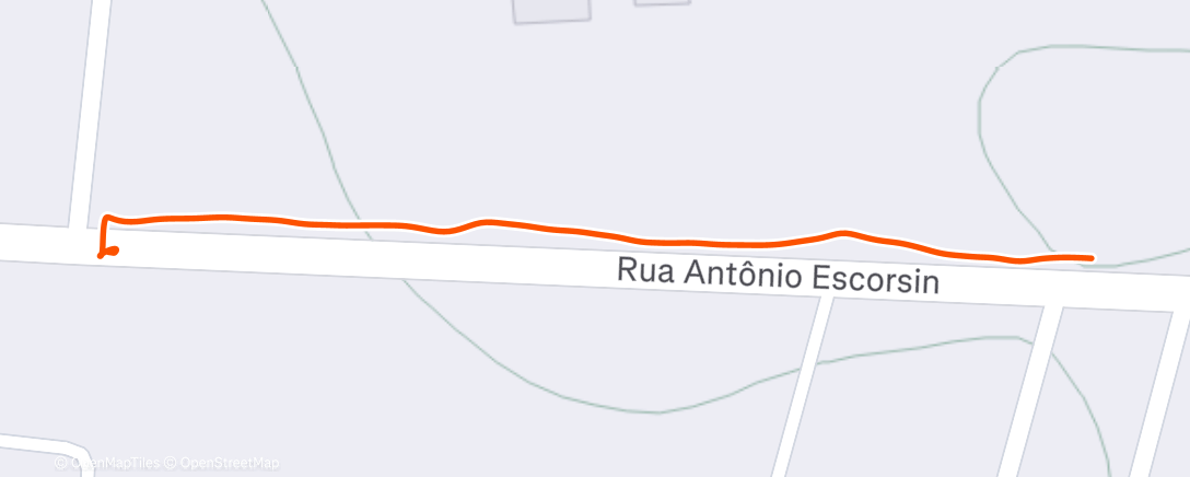 Map of the activity, Morning Walk