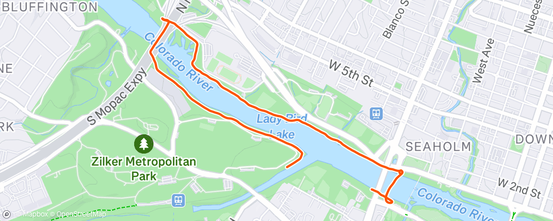 Map of the activity, Afternoon Walk