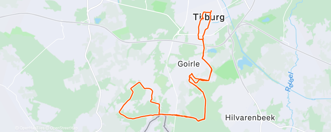 Map of the activity, Namiddagrit