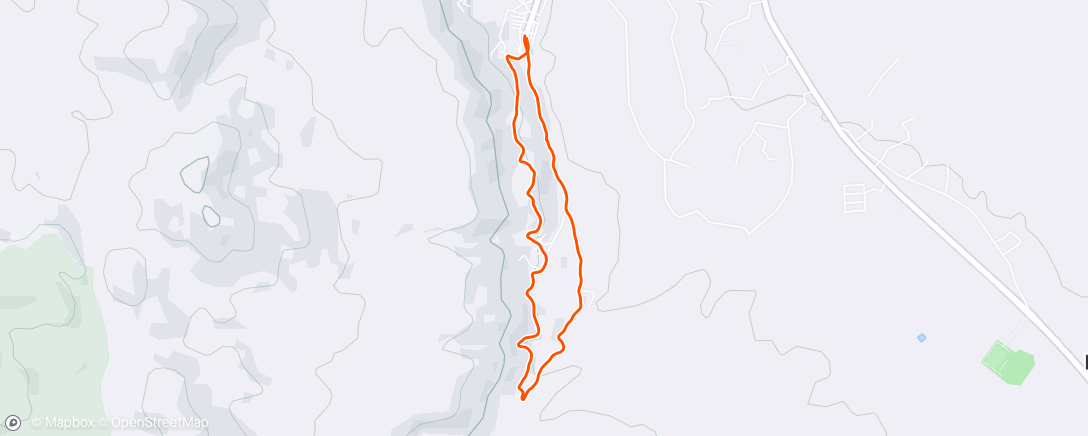 Mapa de la actividad (Evening Hike)