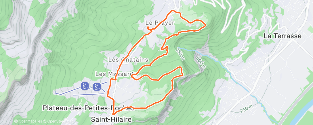 Map of the activity, Jog du 31