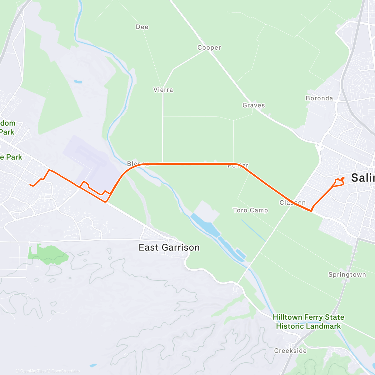 Map of the activity, New Year, new Tires!