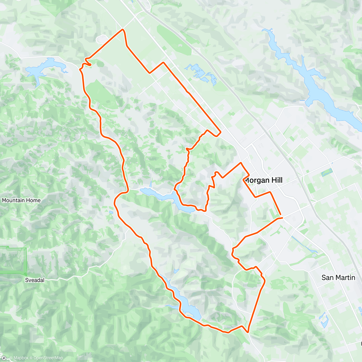 Map of the activity, Sortie sprints ⚡️