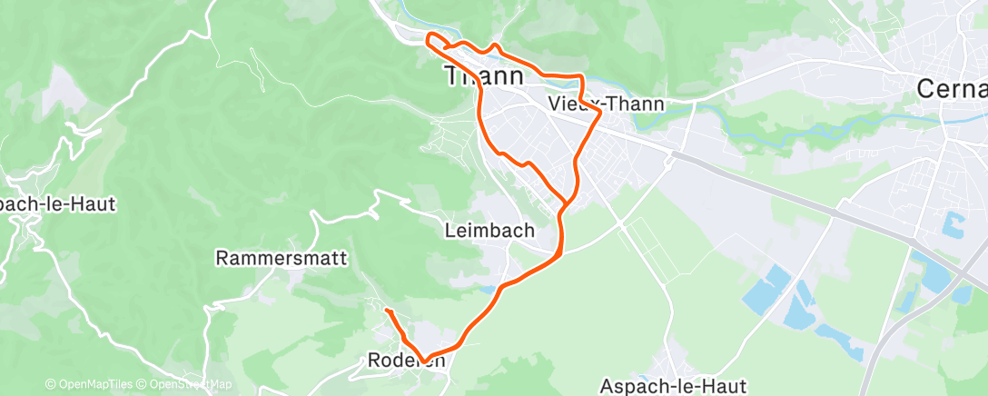 Карта физической активности (Velotaf)