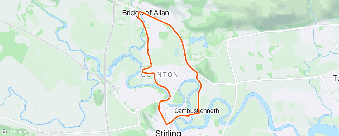 Map of the activity, Early running... 🏃⏰️🐦