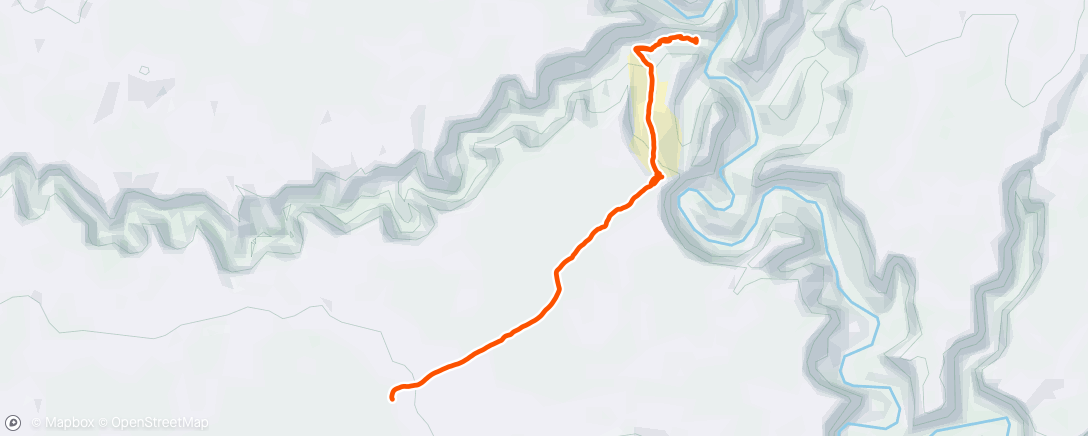 Map of the activity, Night Hike