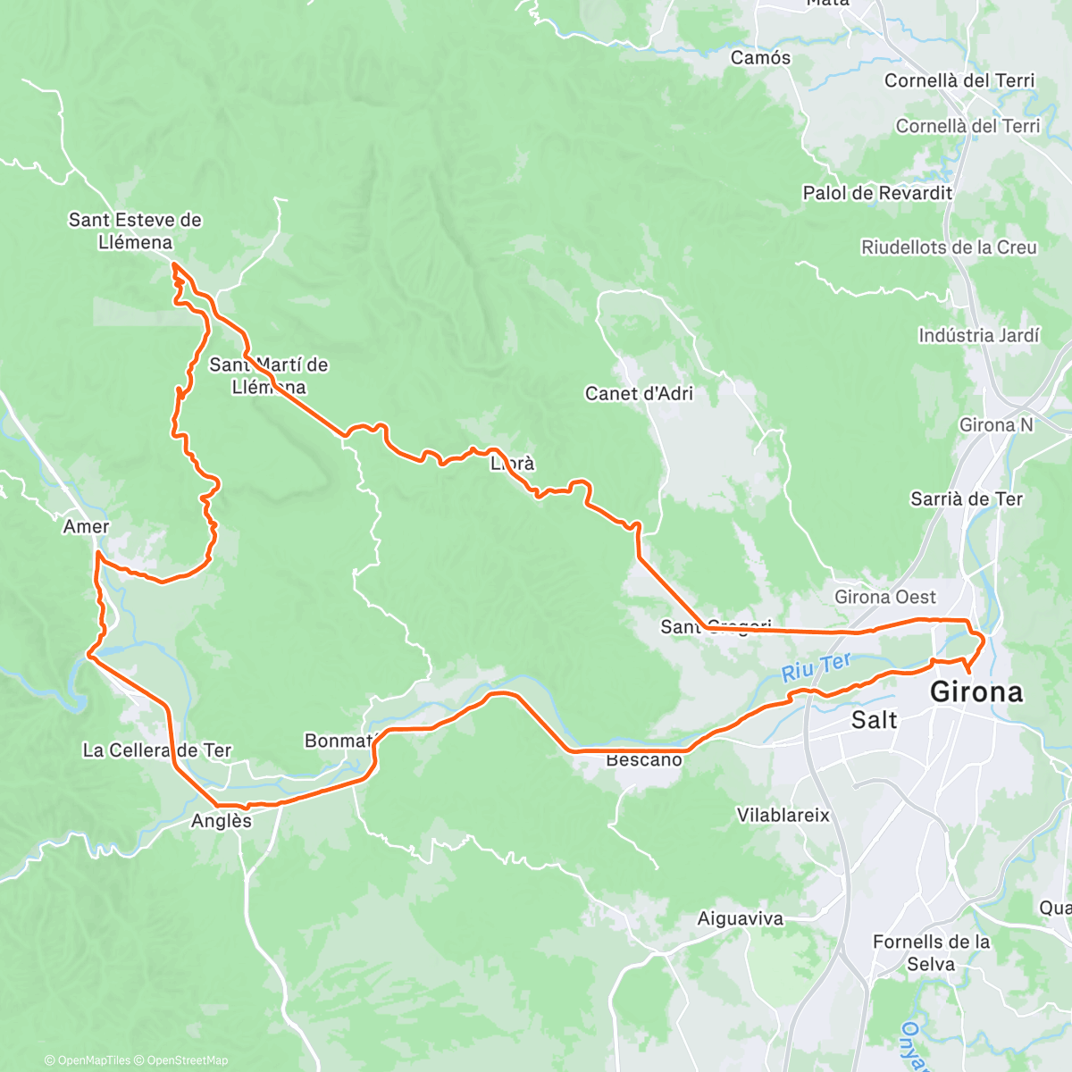 Map of the activity, Finally got my bike 😍