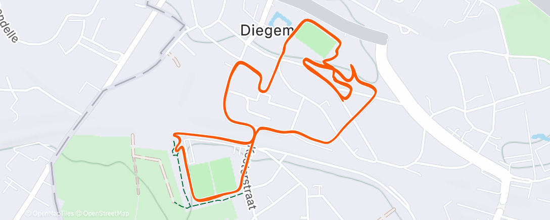 Карта физической активности (Superprestige Diegem ~ 28ème 🌙)