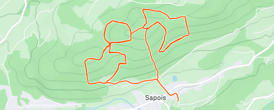 Map of the activity, 1 cuillère de miel..