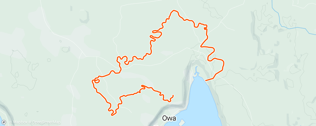 Map of the activity, Zwift - Watopia Volcano Circuit in Makuri Islands