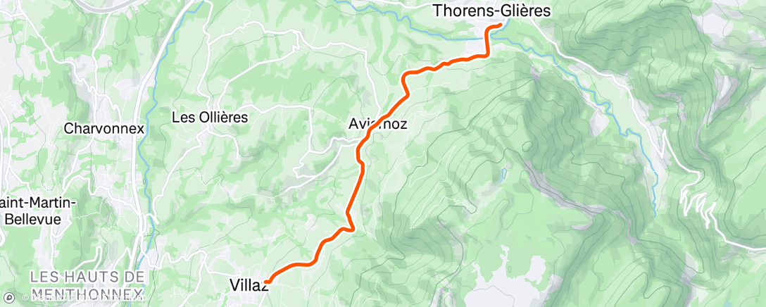 Map of the activity, Activité le soir