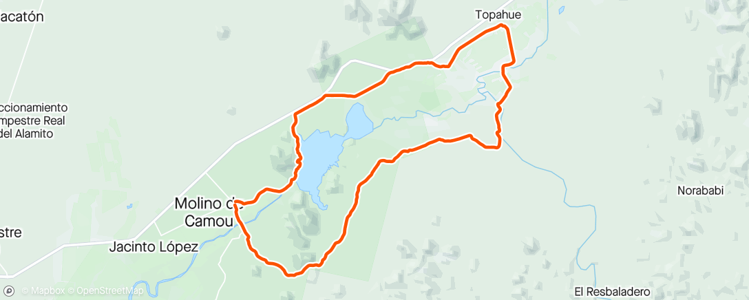 活动地图，Vuelta ciclista matutina