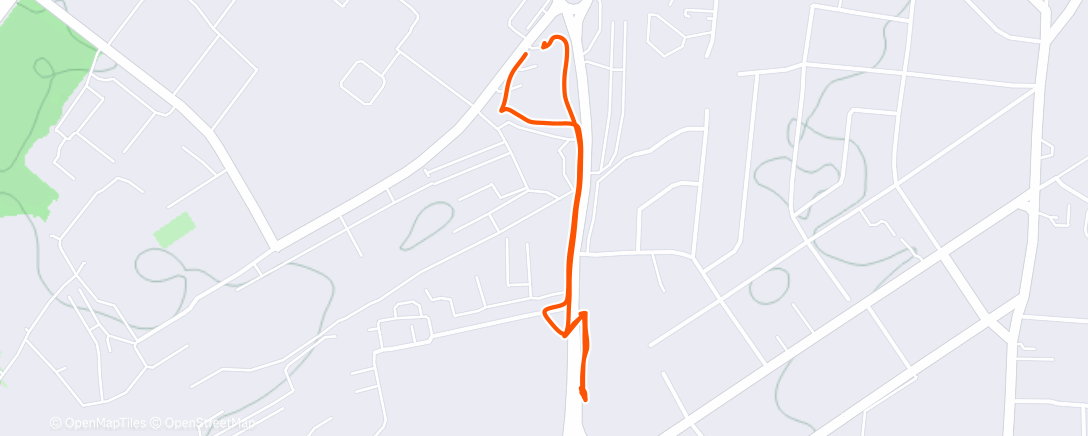 Map of the activity, Дневная прогулка