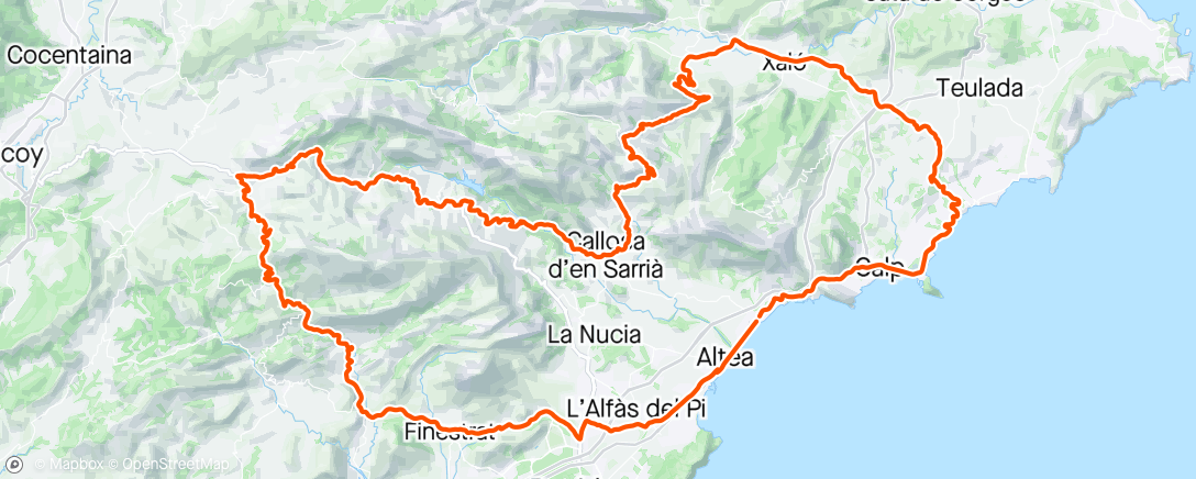 Map of the activity, Spaanse regen