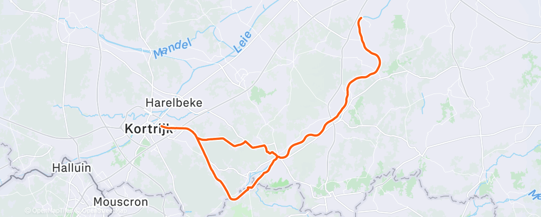 Mappa dell'attività Fietsen