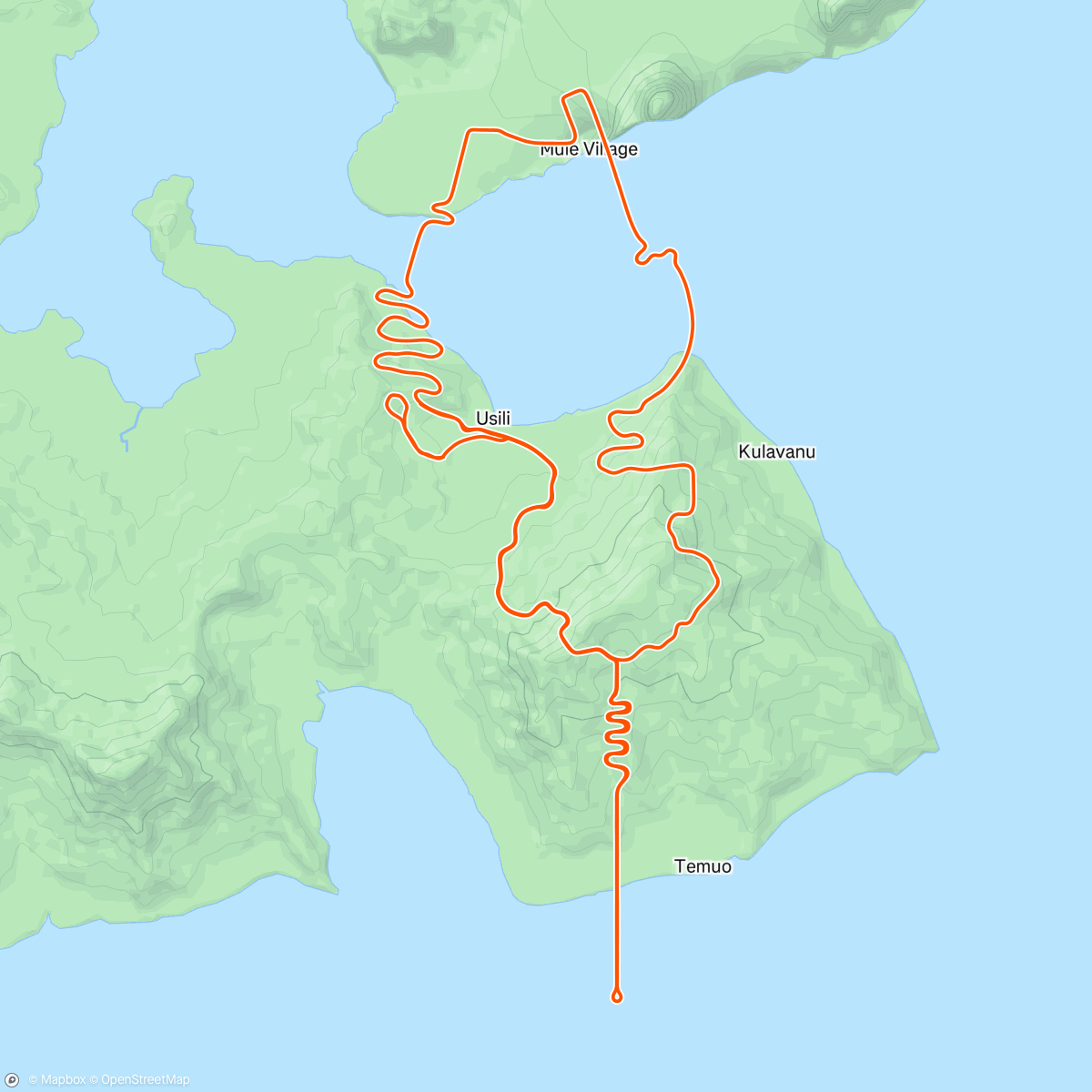 Map of the activity, Zwift - Group Ride: 雨の日waiwai training on Power to the Tower in Watopia