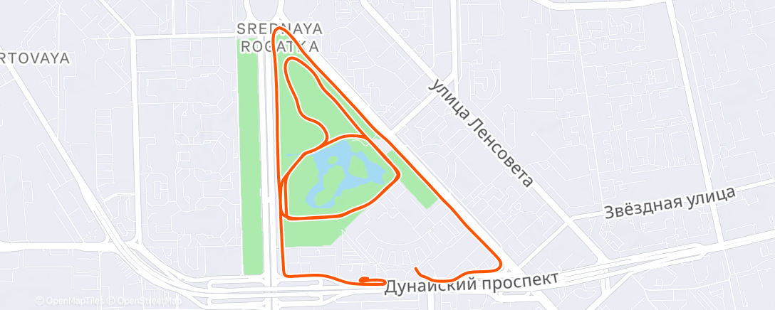 Карта физической активности (Утренний забег)