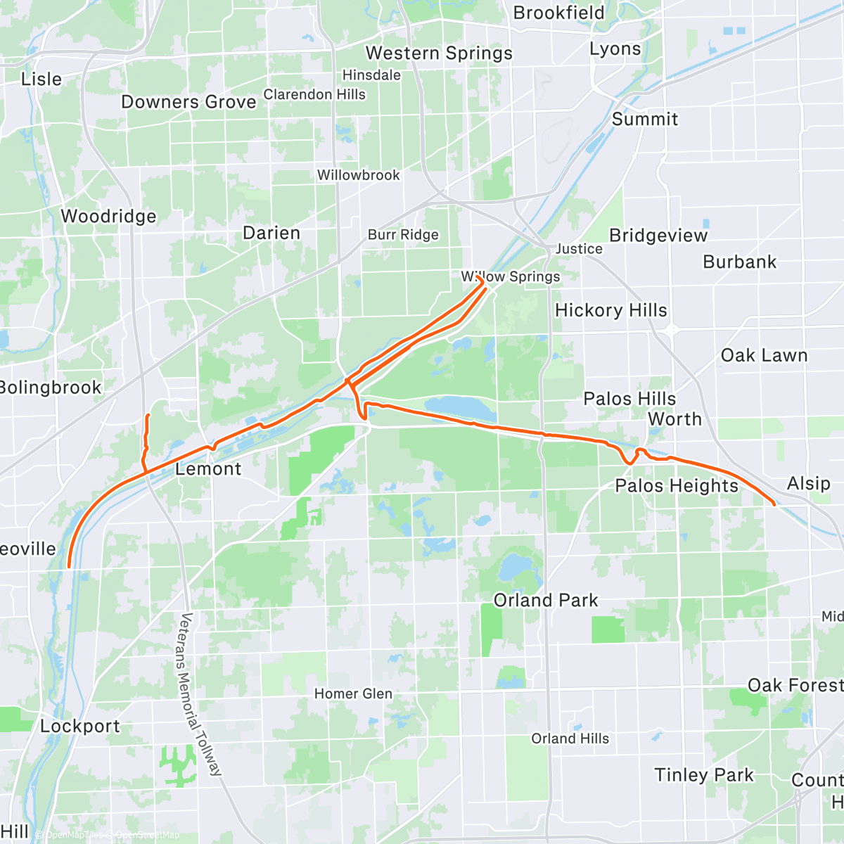 Map of the activity, Sag path