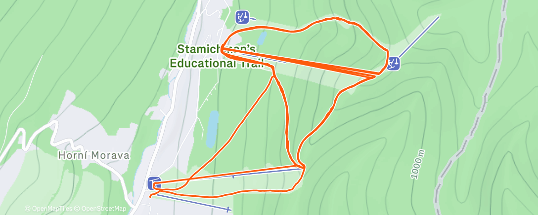 Карта физической активности (Morning Snowboard)