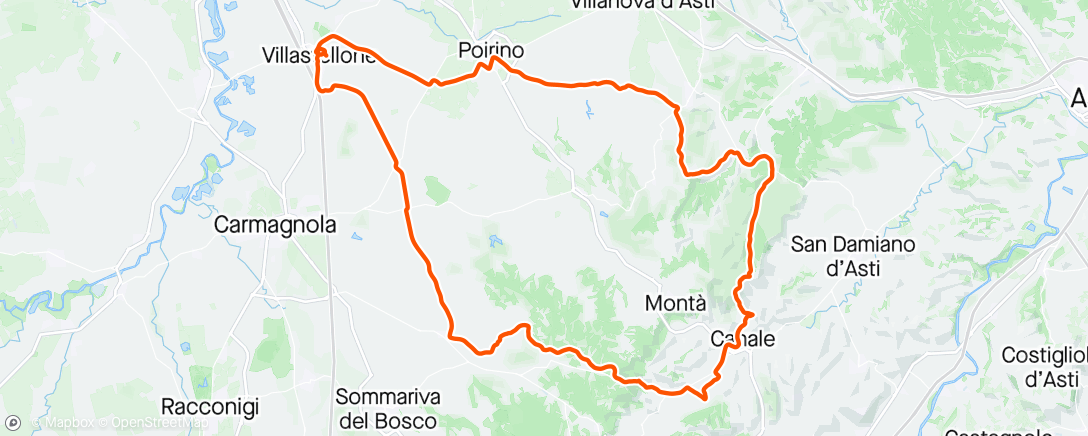 Map of the activity, Bel giretto in allegria