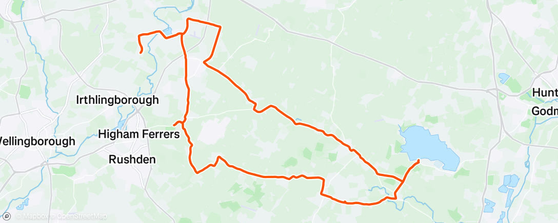 Map of the activity, Addington to Gratham Water