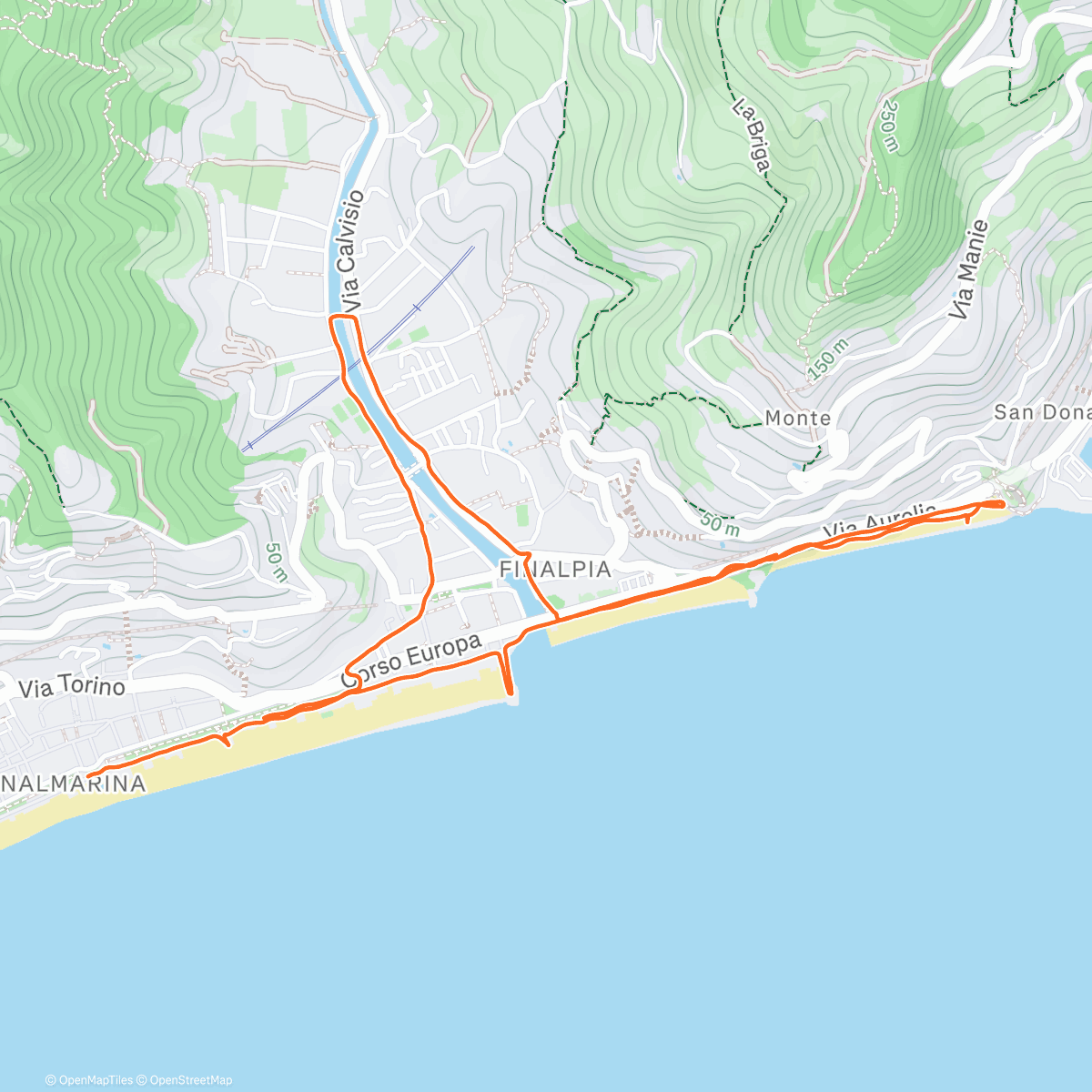 Mapa de la actividad (Morning run)