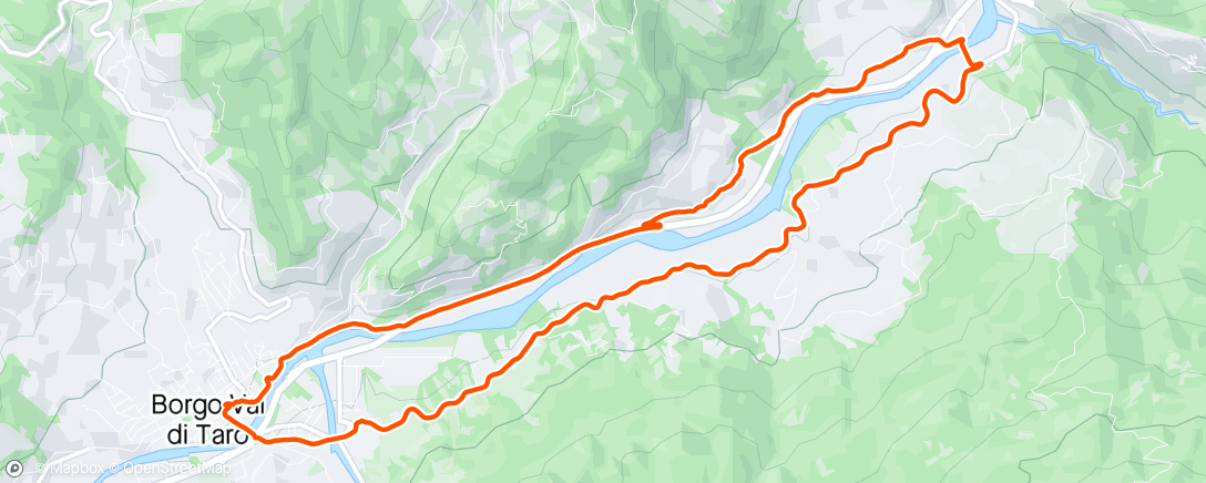 Map of the activity, Giro di Ostia con Albo & Lara