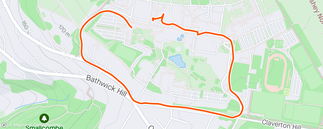 Karte der Aktivität „Afternoon Walk”
