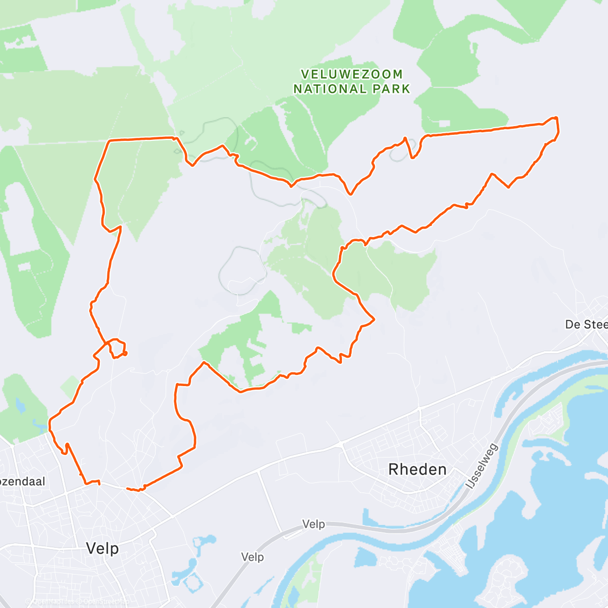 Карта физической активности (Fünfundzwanzig Kilometer)