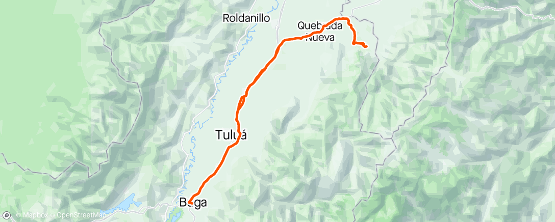 Map of the activity, Doble a buga