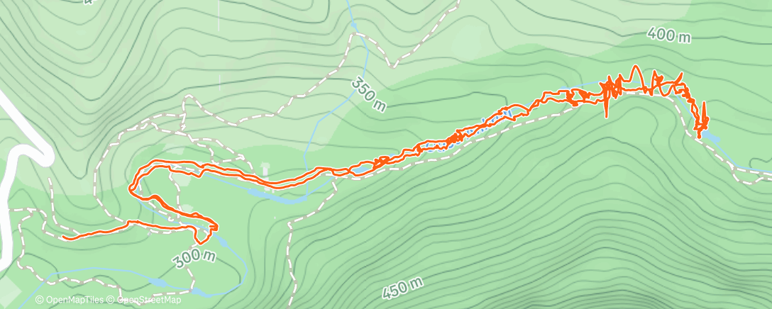 Map of the activity, Paradise Valley walk - Morocco