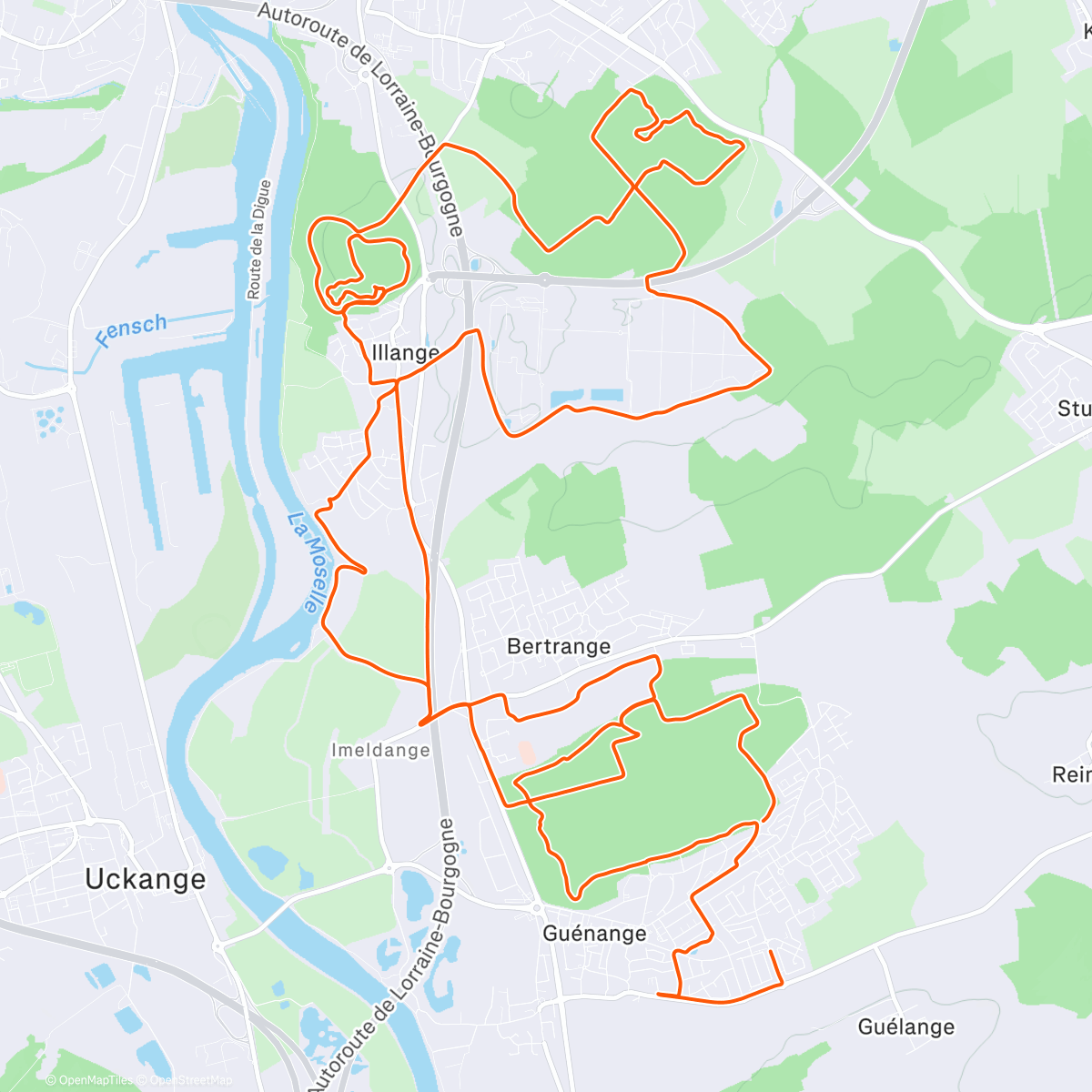 Map of the activity, Afternoon Gravel Ride avec le C