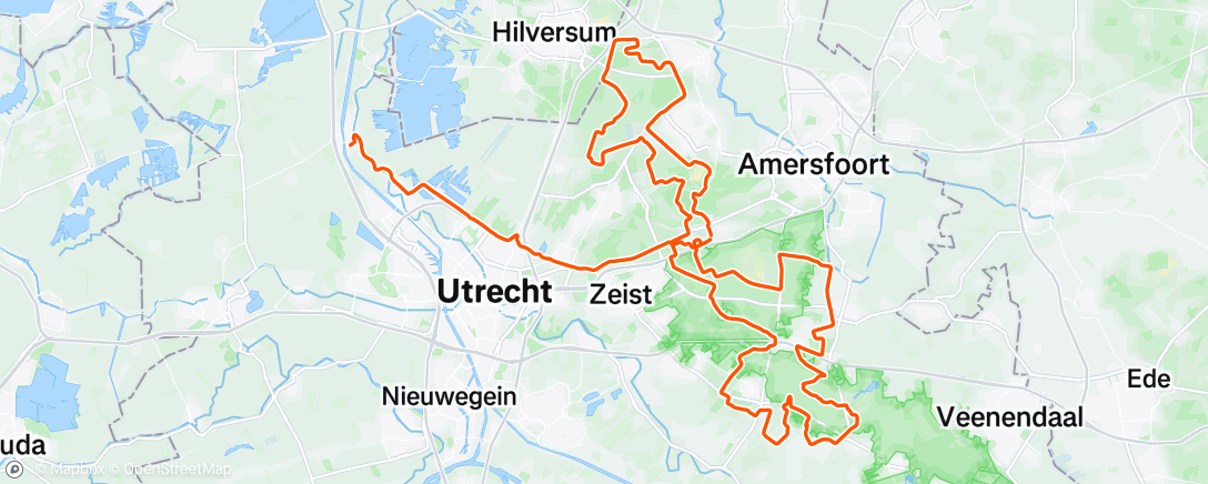 Map of the activity, Gravel bbq