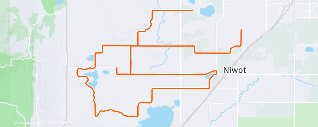 Map of the activity, Lunch Gravel Ride