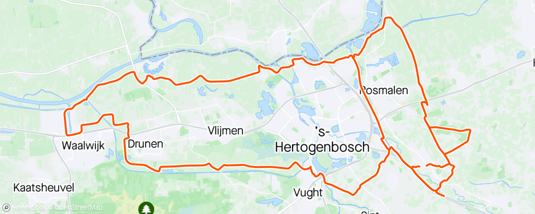 「Waalwijk met 't Smoesje」活動的地圖