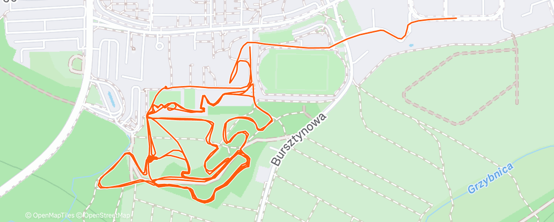 Map of the activity, Lunch Ride