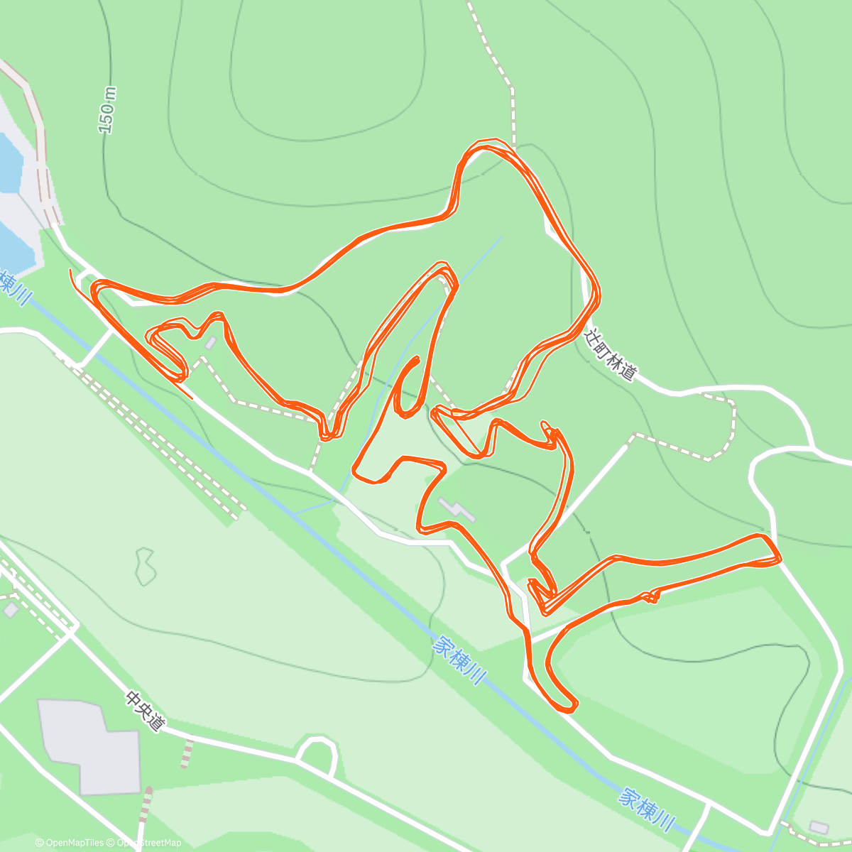 Map of the activity, 関西CX_第8戦　希望ヶ丘　ME2