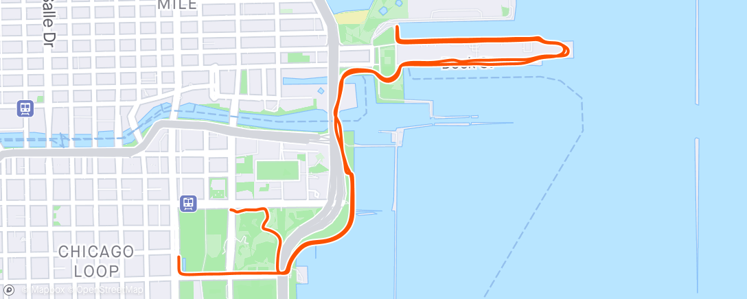Mapa da atividade, Navy Pier