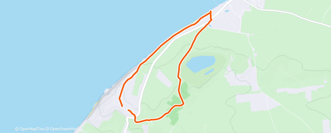 Карта физической активности (Cap blanc-nez)