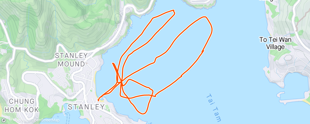 Mapa de la actividad, GT Training - Dragon Boat